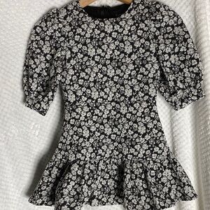 Bardot Junior Black and White Formal Floral Girls Dress